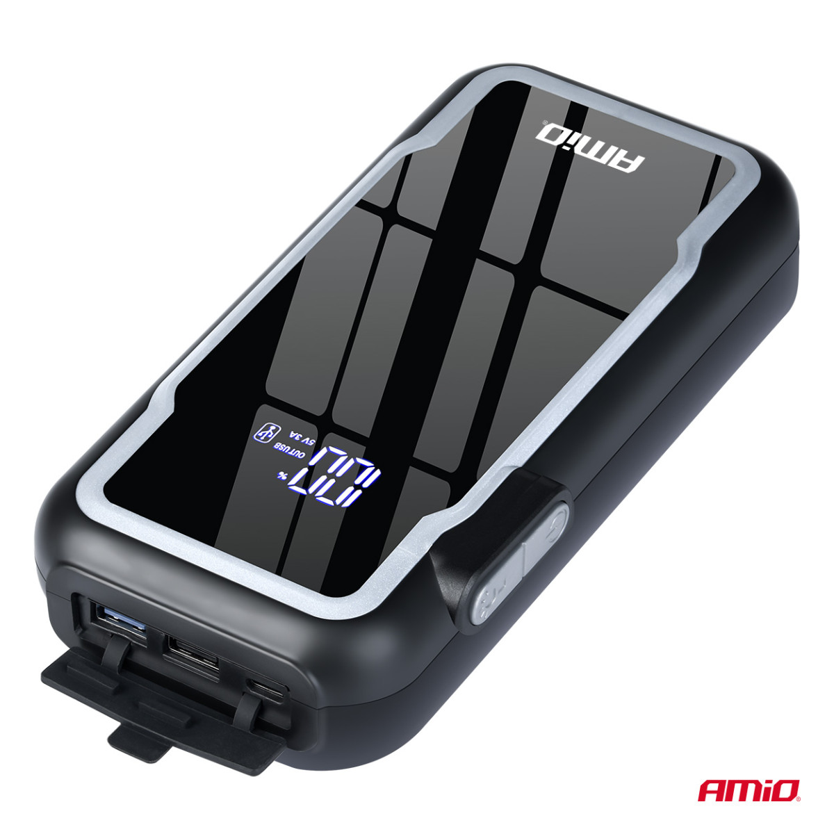 3in1 Auton Apukäynnistin/LED/Varavirtalähde 12V 12Ah 1600A AMIO-04678