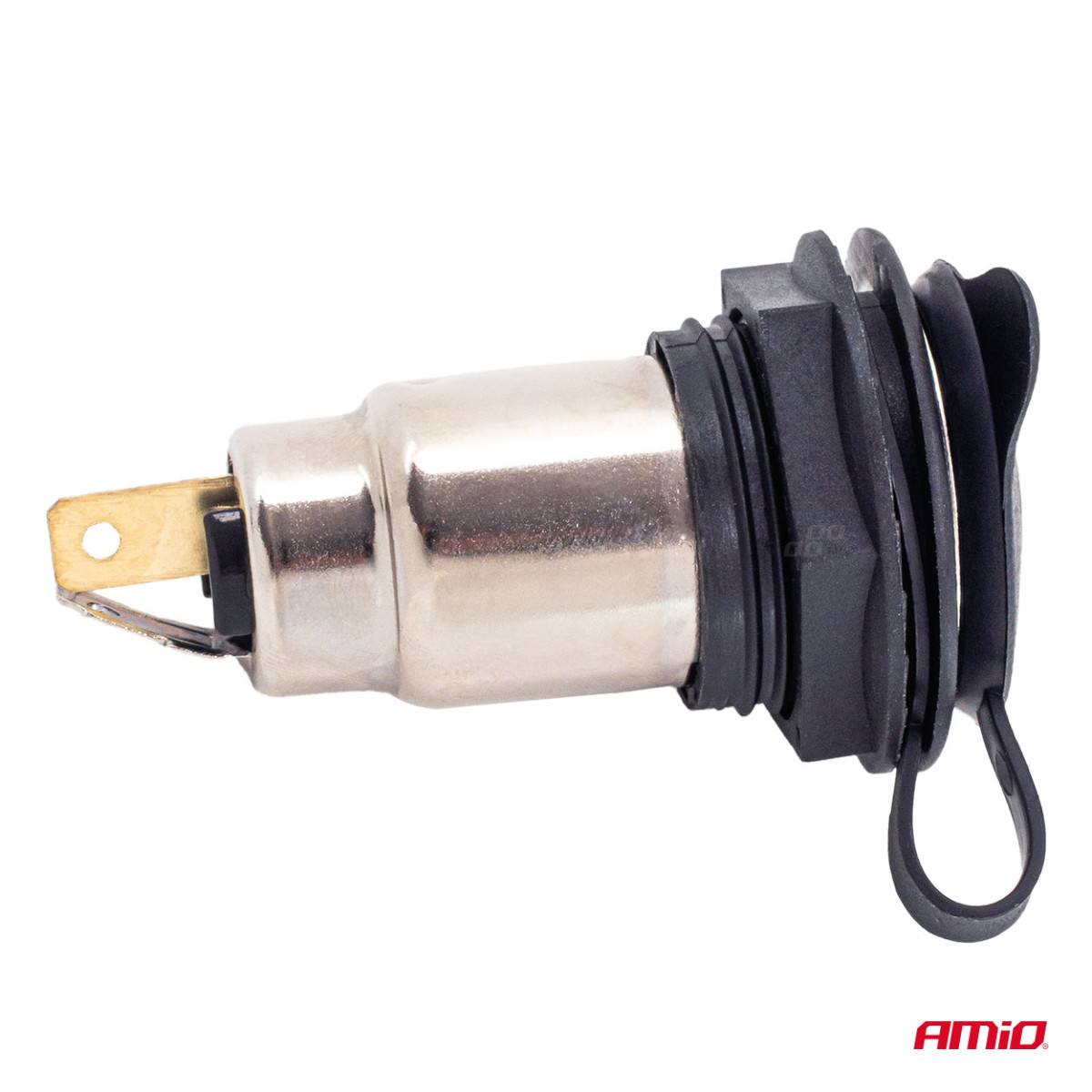 Lisäpistorasia kannella, 250W, 12/24V AMIO-04462