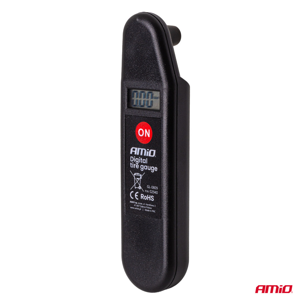 Digitaalinen painemittari 10 bar (3–150 PSI) AMIO-02940