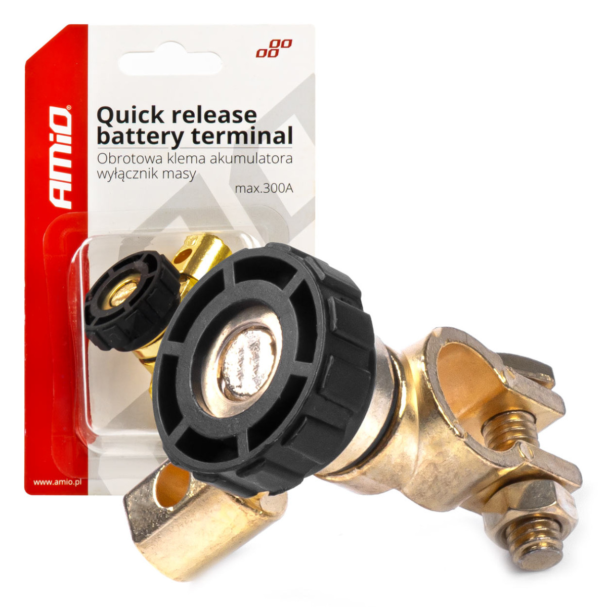 Pikairrotettava akkuliitin, maks. 300 A AMIO-03021