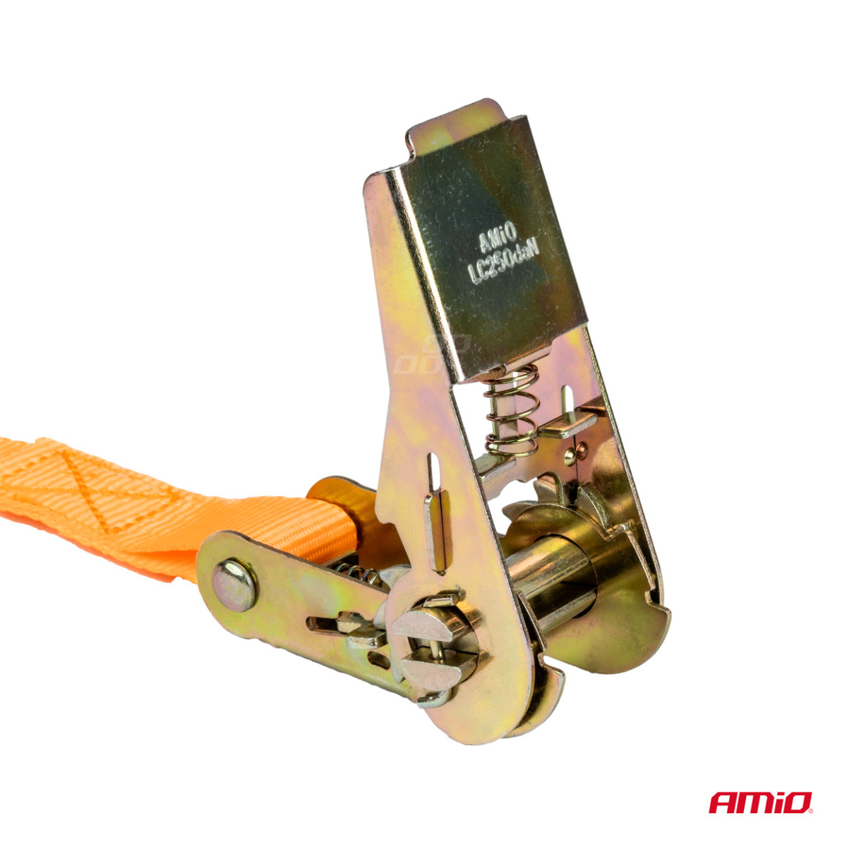 Kuormansidontavyö kiristimellä 500 kg, 6 m x 25 mm, BELT-08 AMIO-02876