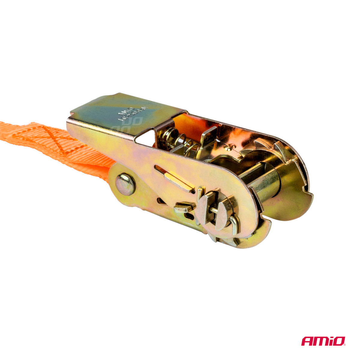 Kuormansidontavyö kiristimellä 500 kg, 6 m x 25 mm, BELT-08 AMIO-02876