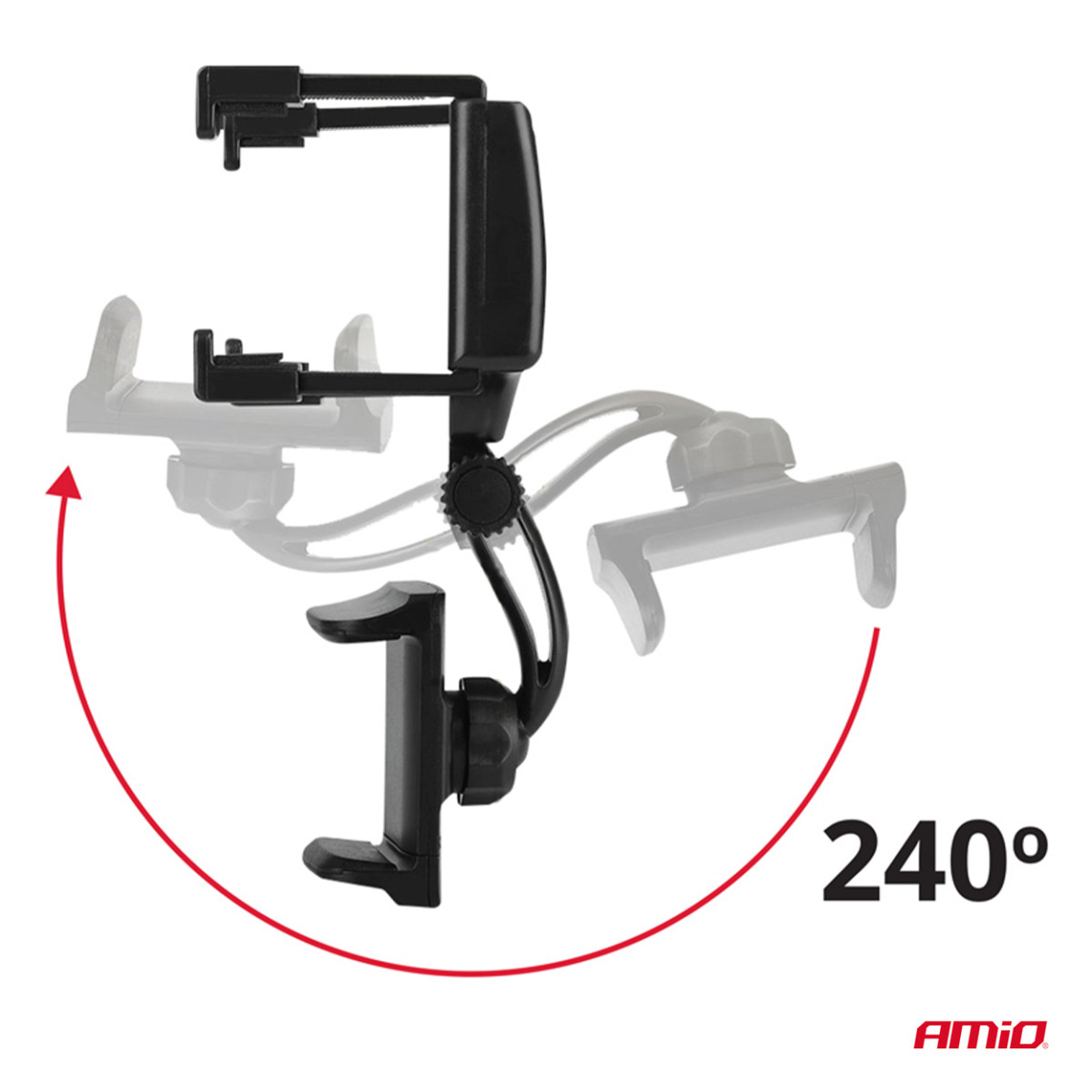 Taustapeiliin kiinnitettävä puhelinpidike HOLD-17