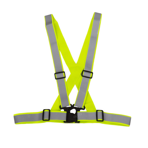 Heijastinliivi hihnoilla - vihreä AMIO-03104