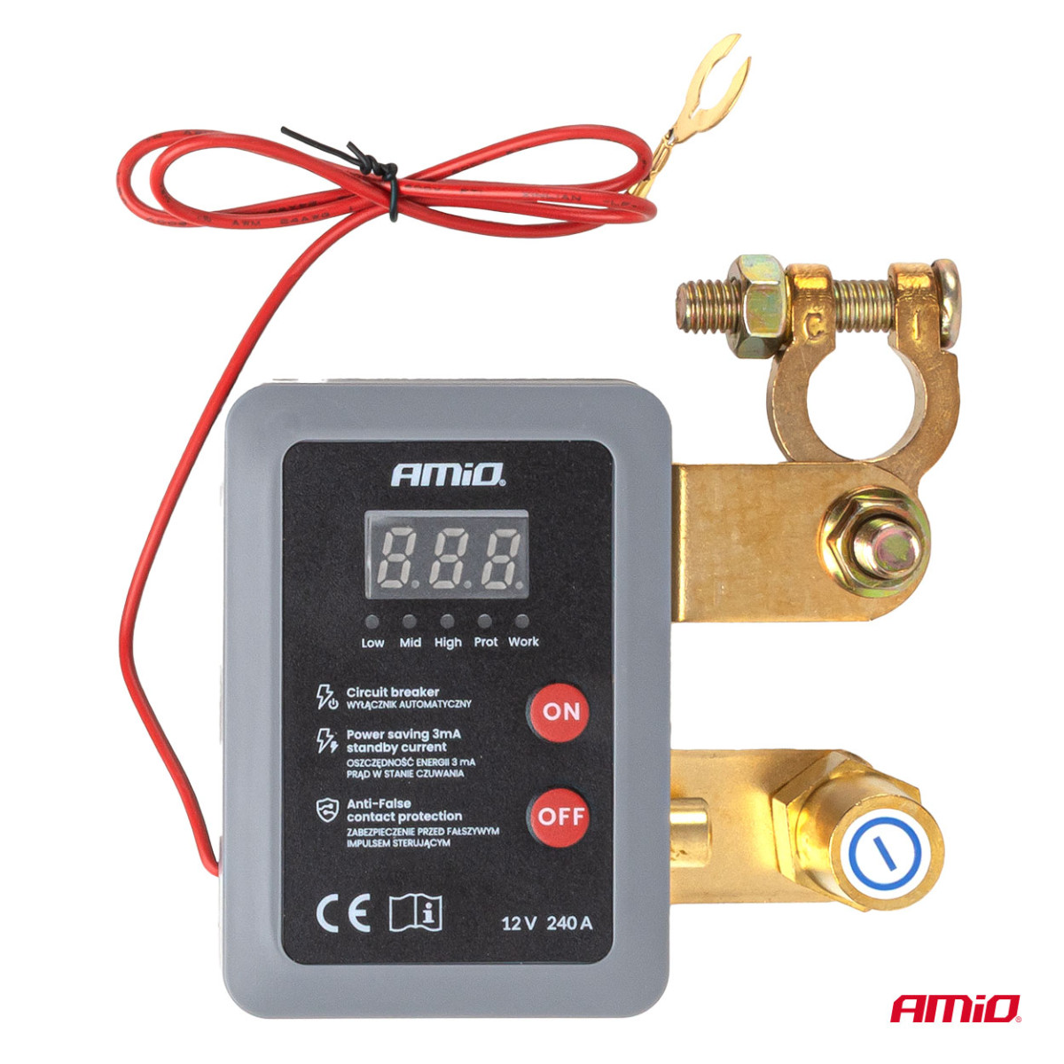 Akun eristin 12V 240A (AKKU) AMIO-04832