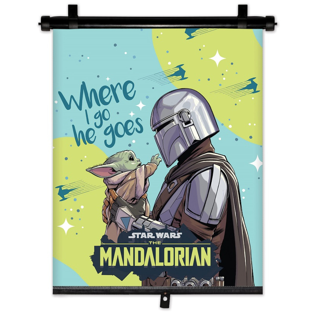 Rullaverho 36x45 cm, 1 kpl, The Mandalorian