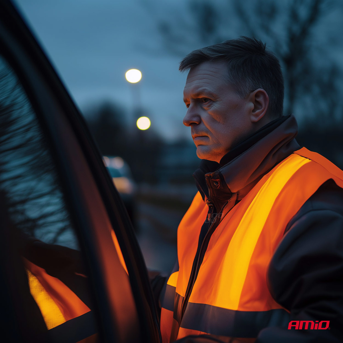 Heijastinliivi XXXL, oranssi AMIO-03986