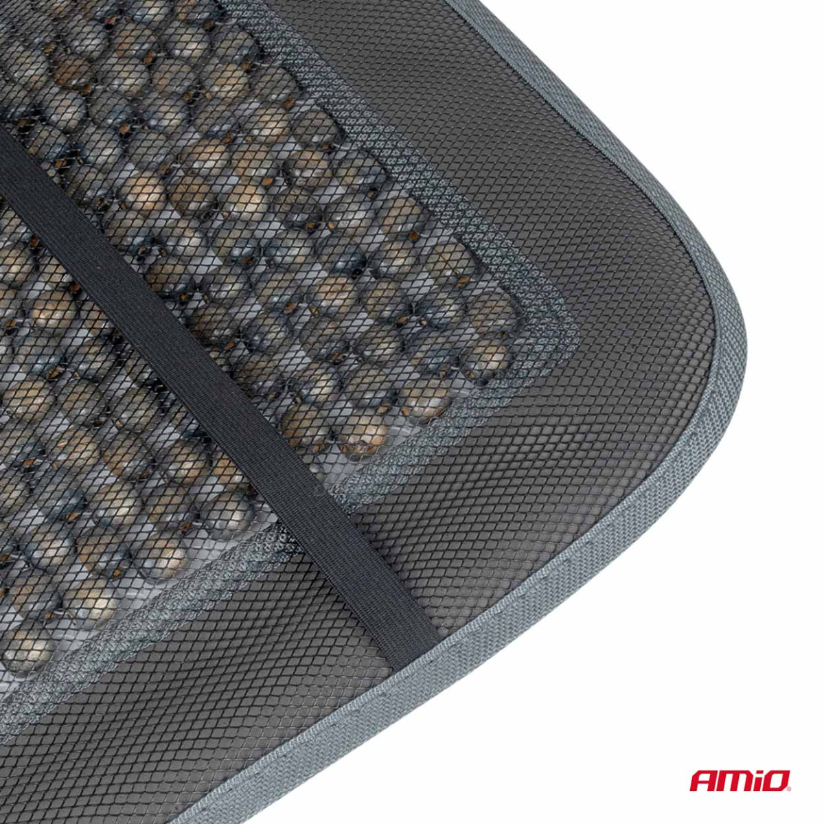 Turvaistuimen matto helmillä 90 x 44 cm - harmaa