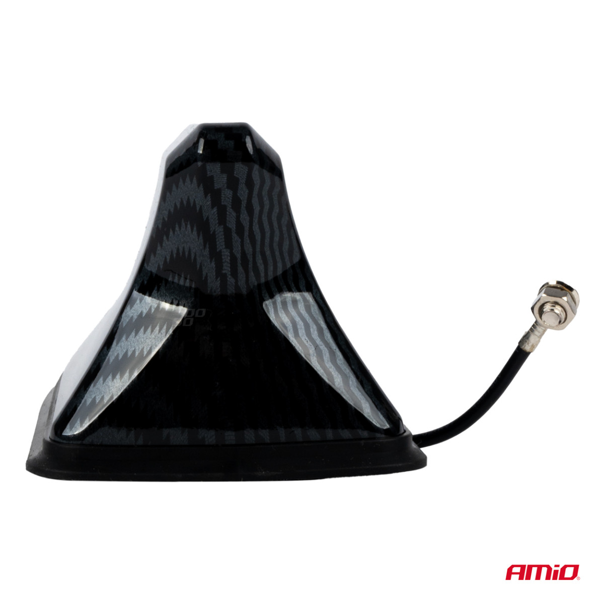 Autoantenni "Shark Fin" hiilikuitukotelolla AMIO-04158