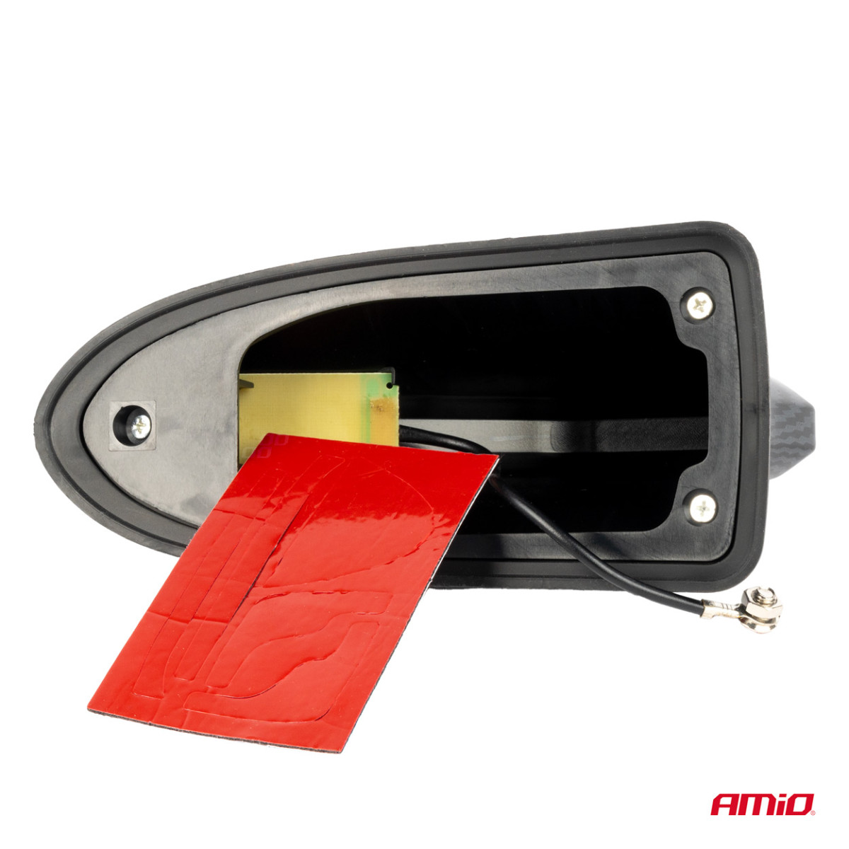 Autoantenni "Shark Fin" hiilikuitukotelolla AMIO-04158