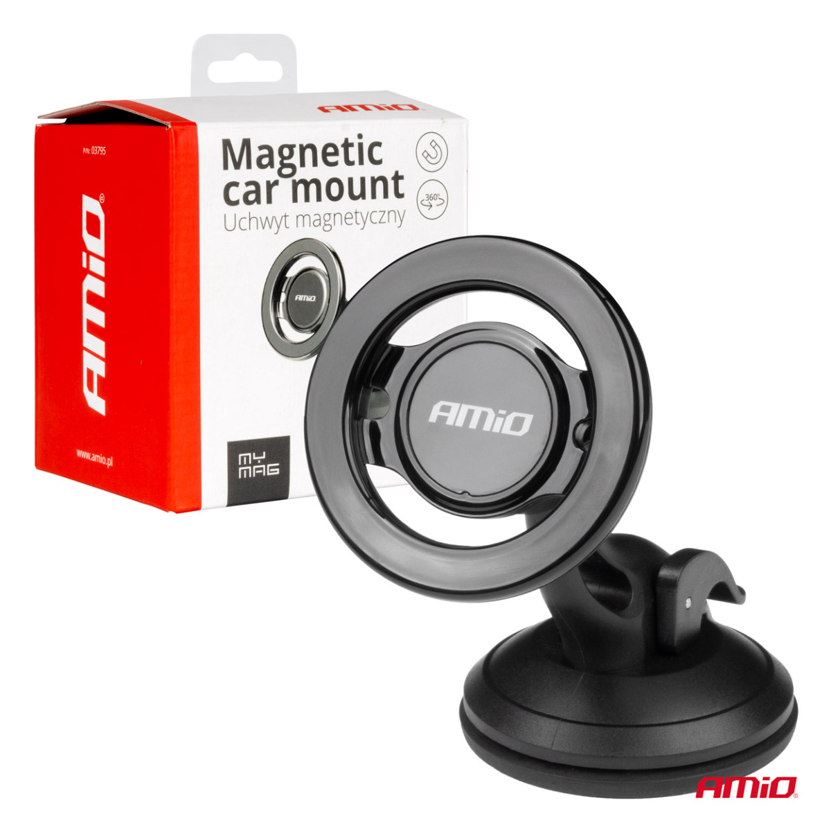 Puhelimen pidike imukupilla My Mag AMIO-03795