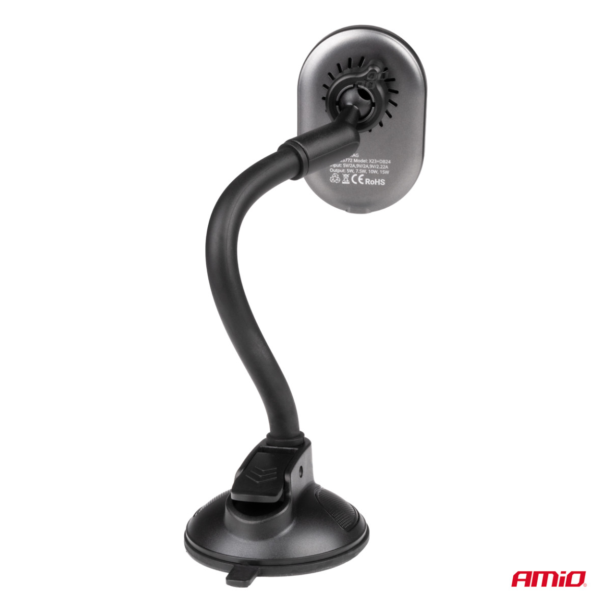 Puhelinteline imukupilla ja langattomalla laturilla 15W My Mag AMIO-03772