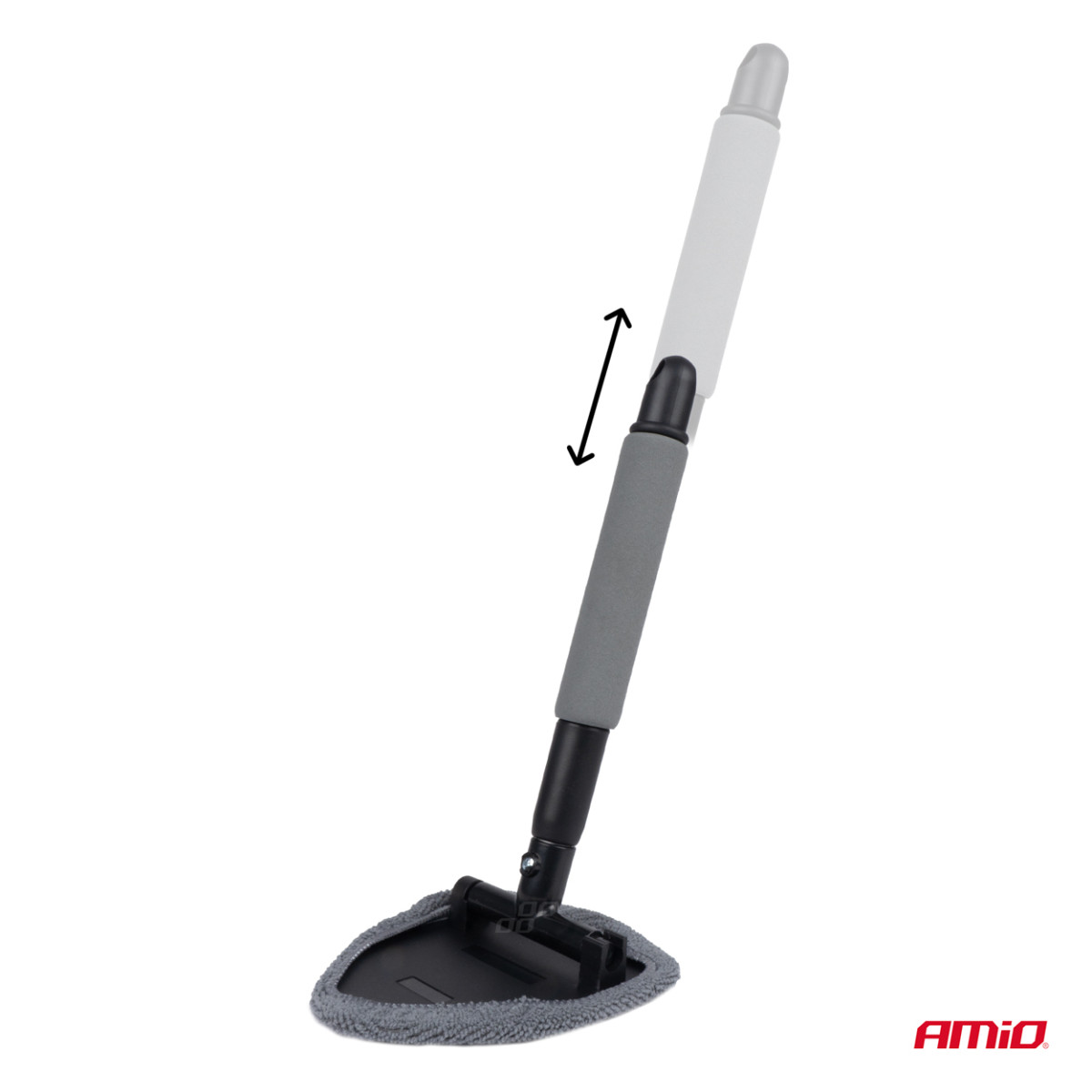 Teleskooppinen kolmionmuotoinen mikrokuituinen ikkunanpuhdistusharja