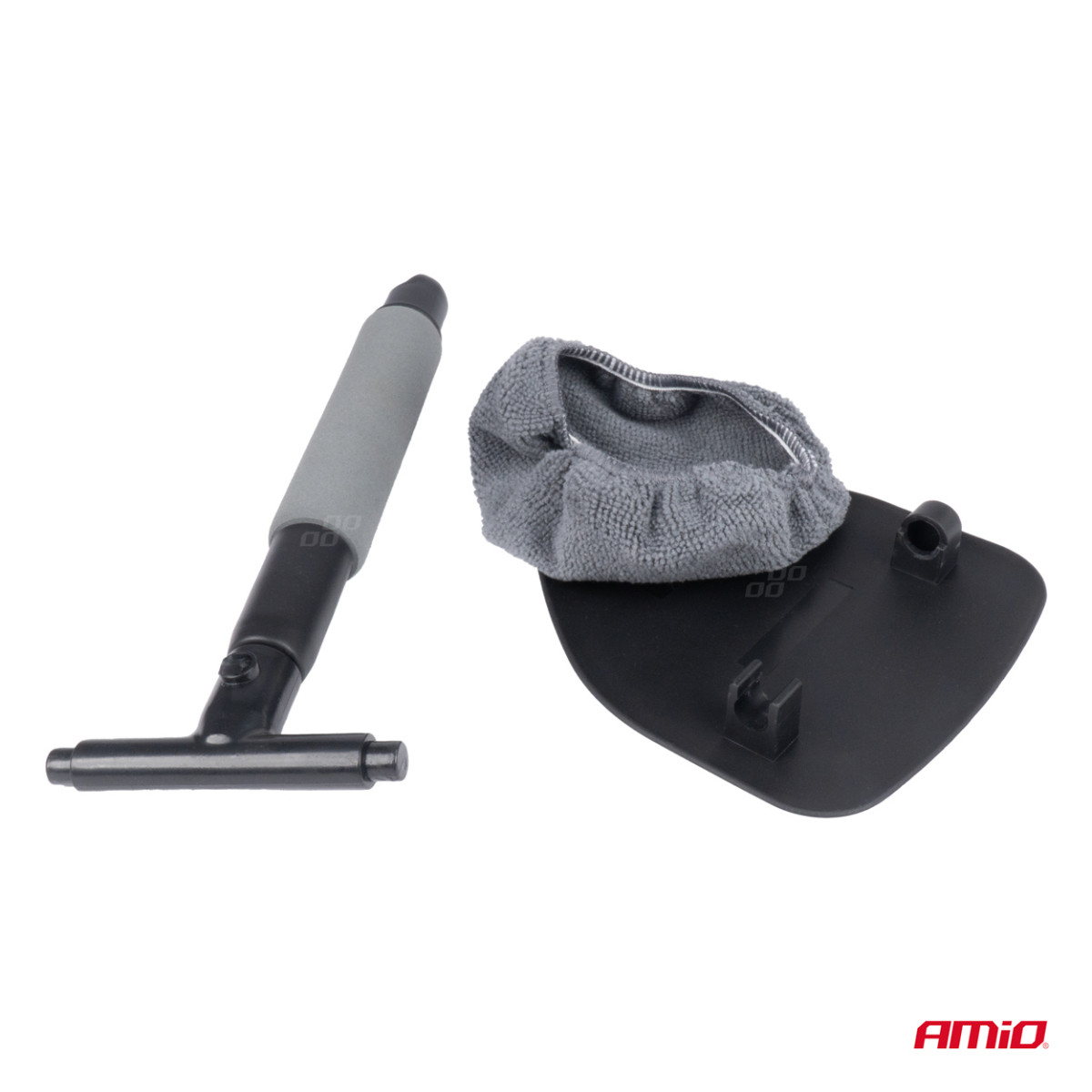 Teleskooppinen kolmionmuotoinen mikrokuituinen ikkunanpuhdistusharja