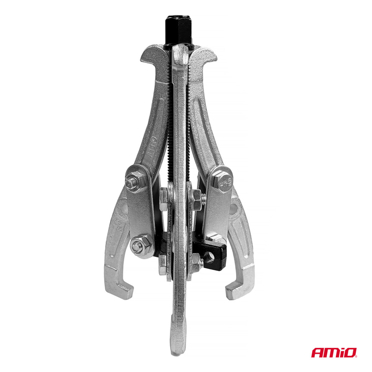 Kolmikätiseen käyttöön tarkoitettu laakeri-, hihnapyörä-, vauhtipyörä- ja hammaspyöräulosvetäjäsarja AMIO-04755