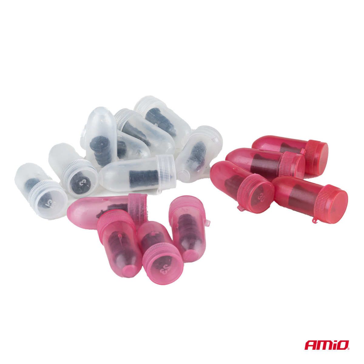 Renkaankorjausnaulat ruuvimeisselillä 16 kpl, AMIO-04694