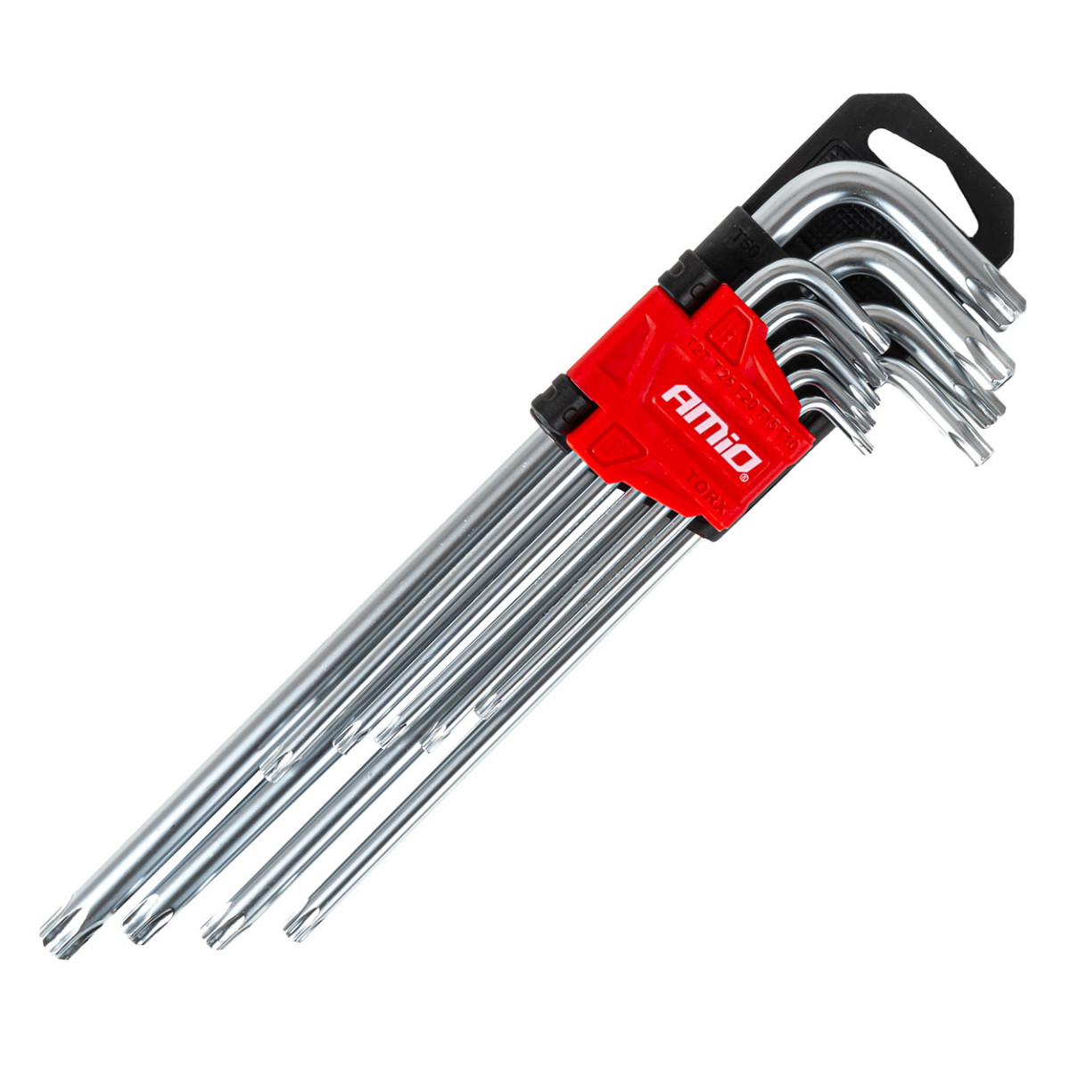 Pitkät TORX-avaimet, 230 mm, 9 kpl. TKL AMIO-01039