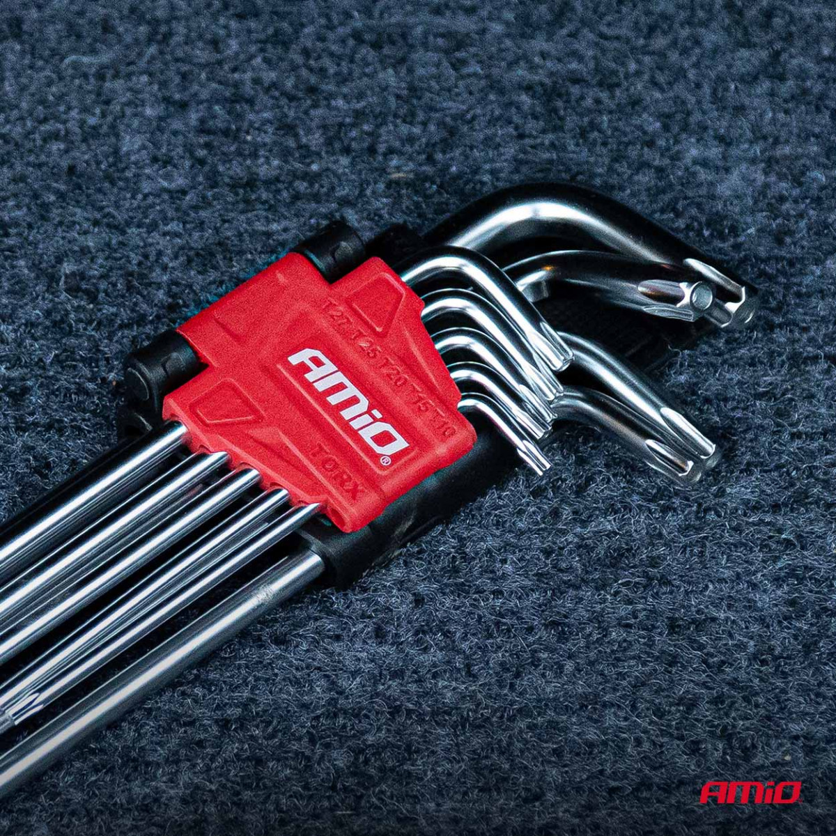 Pitkät TORX-avaimet, 230 mm, 9 kpl. TKL AMIO-01039