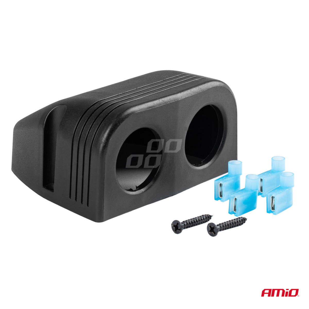 Kaksipaikkainen ulkoinen USB-paneelikotelo MOD-16 AMiO-02866