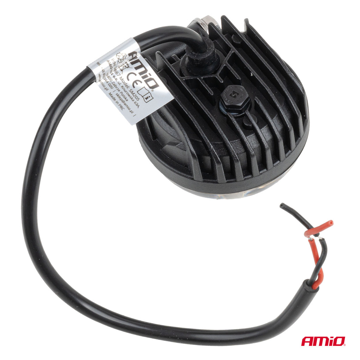 Trukin turva-aluevalo, U-muotoinen, punaisella valolla, 10 W 10–80 V IP6K9K AMIO-04867