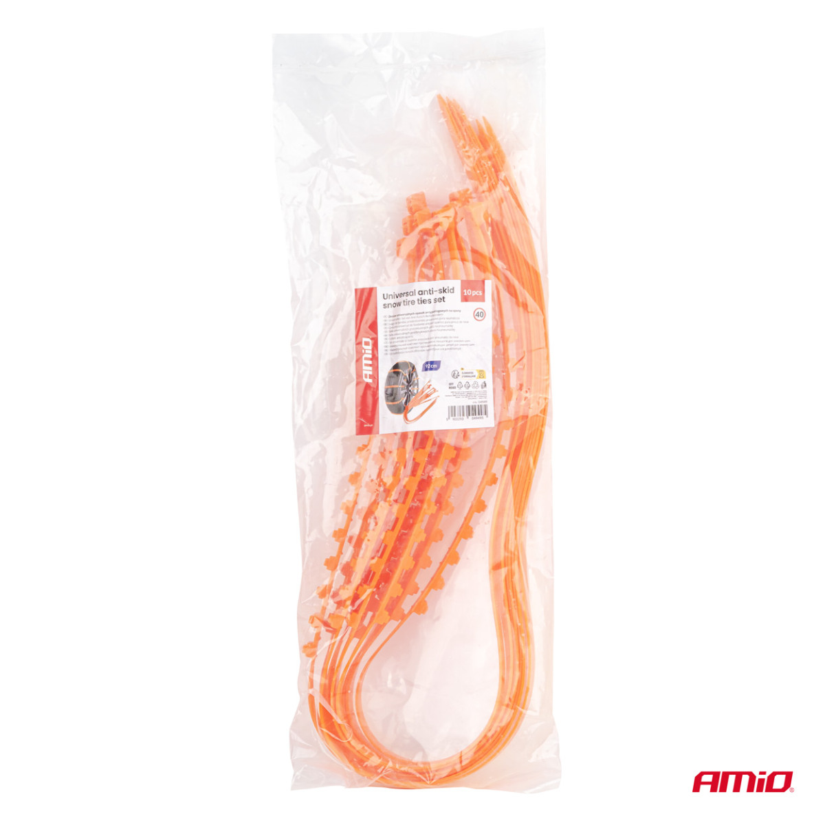 Renkaiden liukuestenauhasarja, 920 mm, 10 kpl, AMIO-04949