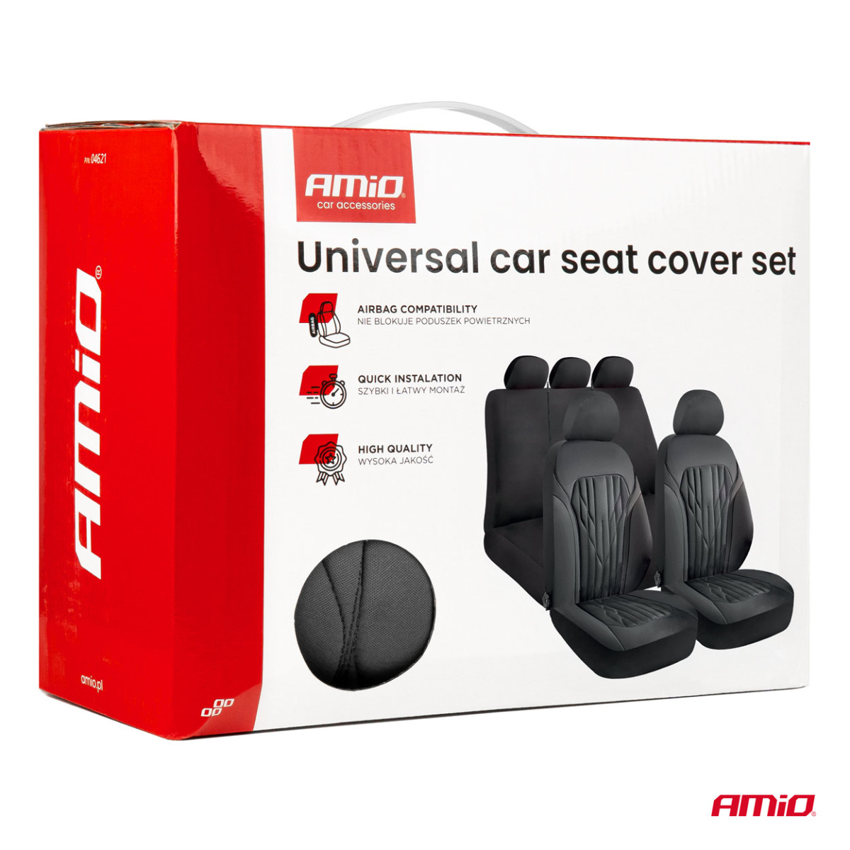 Yleismalliset istuinsuojat SC-21 - musta