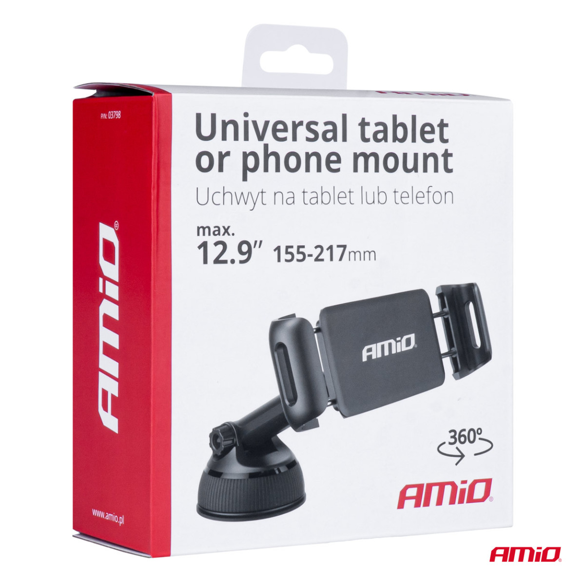 Yleismallinen tabletti- tai puhelinpidike AMIO-03798