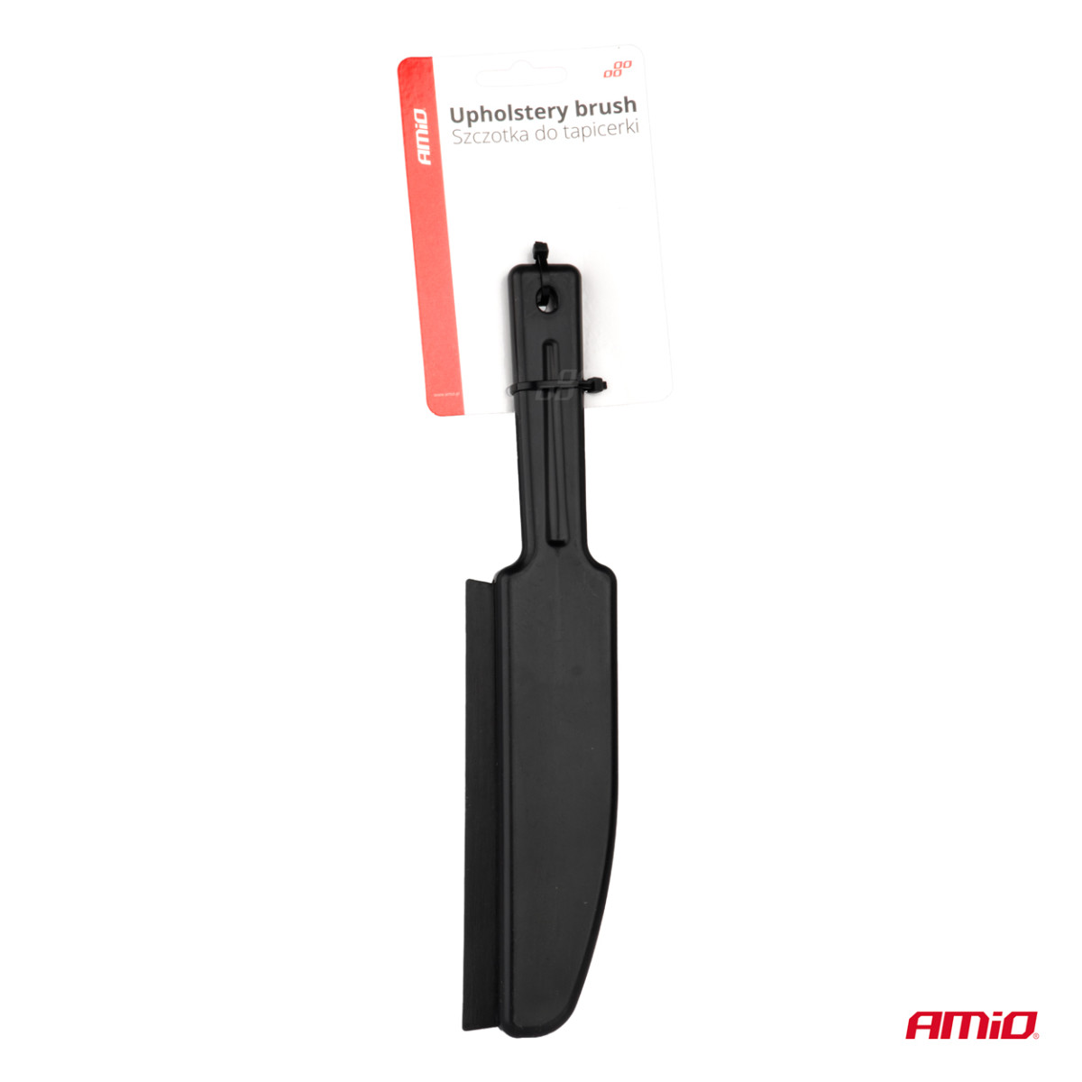 Verhoilun puhdistusharja kumilla 25 cm AMIO-04034