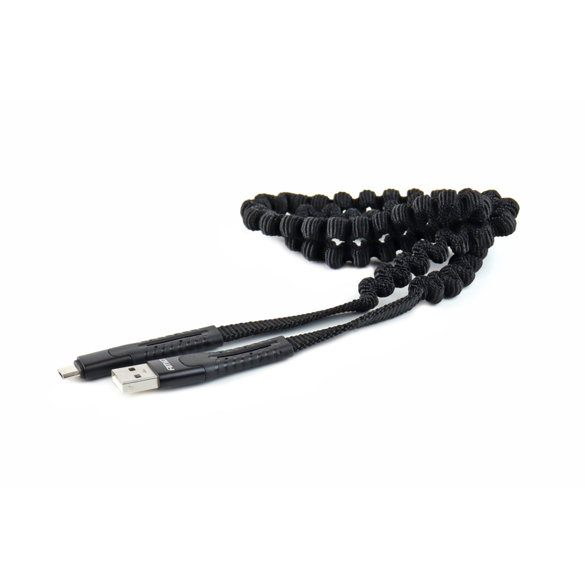 USB-kaapeli - micro-USB, jousitettu 120 cm UC-12 AMIO-02529