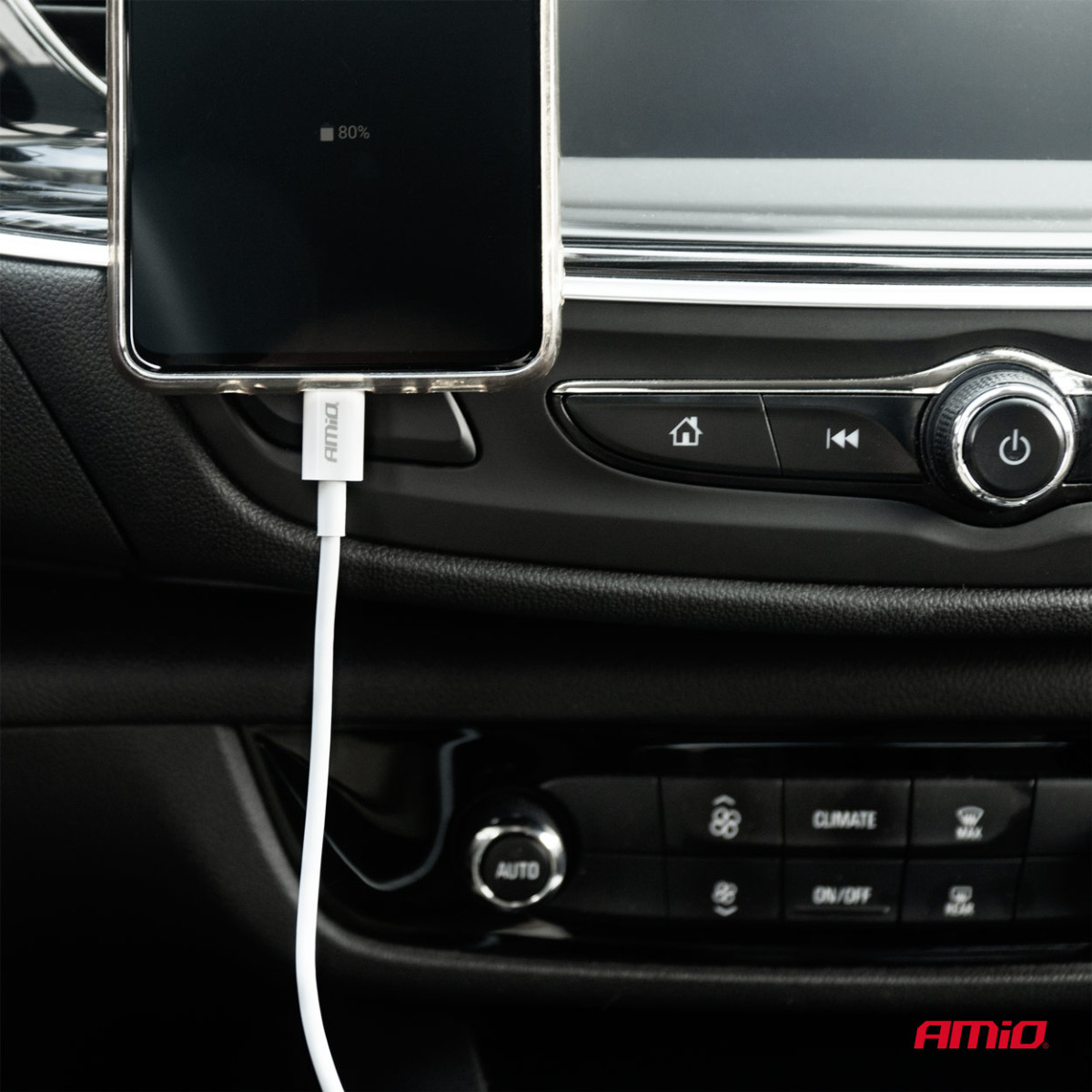 USB–USB-C-latauskaapeli 2A, 100 cm, FullLINK AMIO-03893