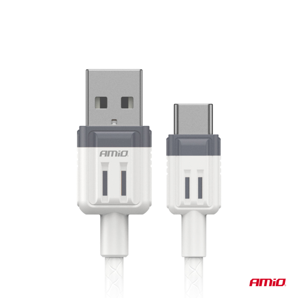 USB-A - USB-C -latauskaapeli 3A 200 cm FullLINK AMIO-03906