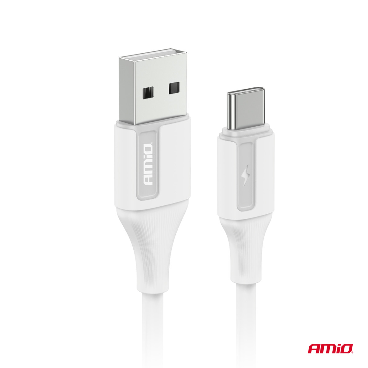 USB-A - USB-C -kaapeli 3A 200 cm FullLINK AMIO-03918