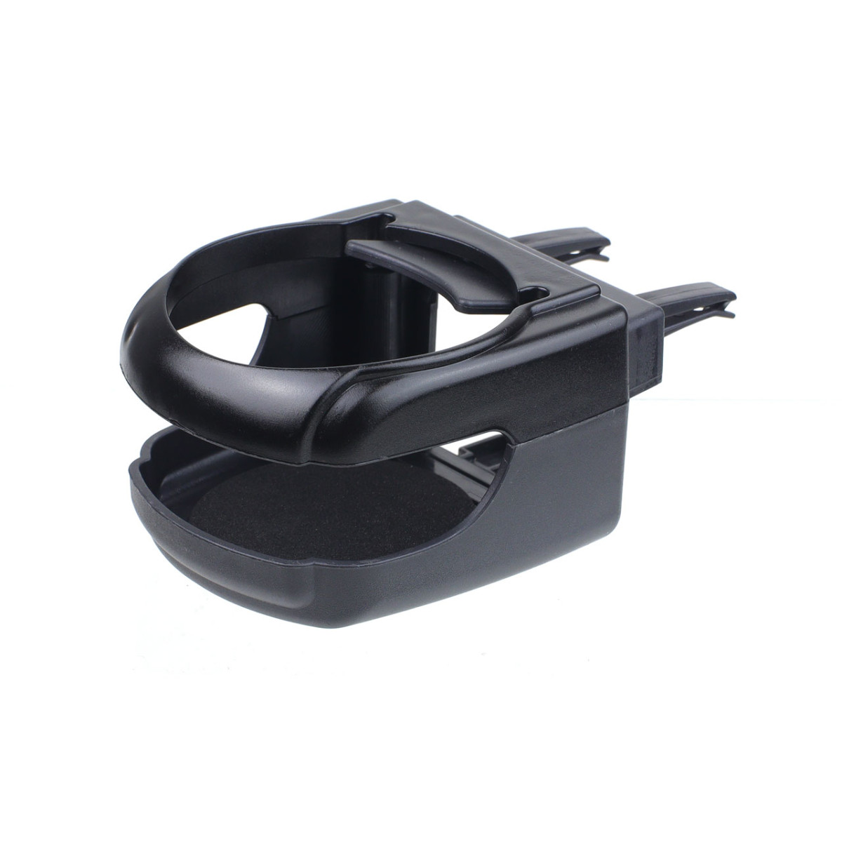 Yleismallinen juomateline autoon DH-03, musta, tuuletusritilään