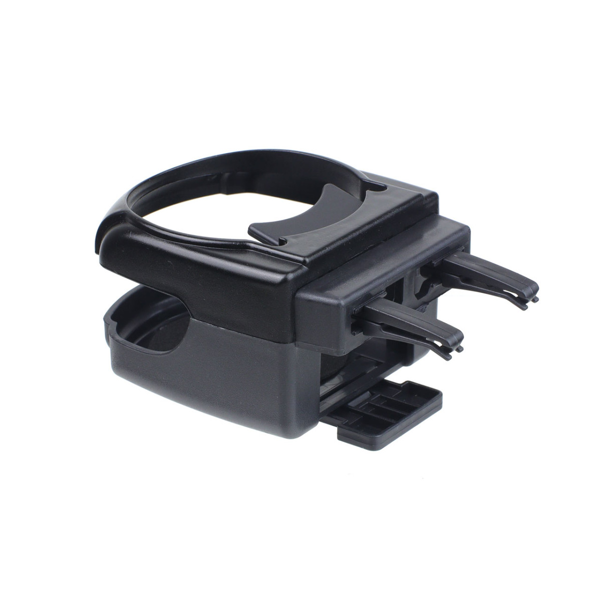 Yleismallinen juomateline autoon DH-03, musta, tuuletusritilään