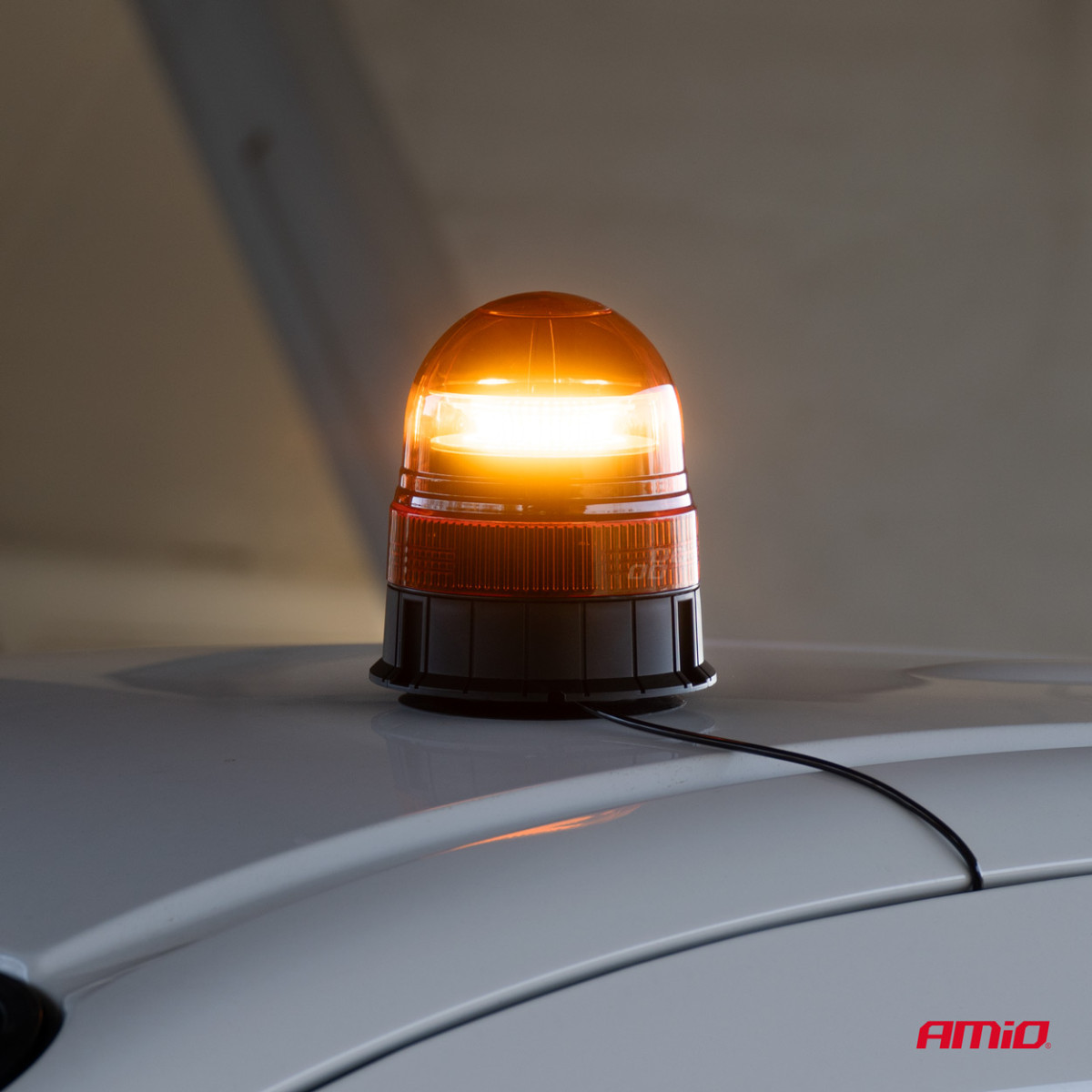 LED-varoitusvalo W02M magneettinen R65 R10 39LED 12/24V IP56 AMIO-02300