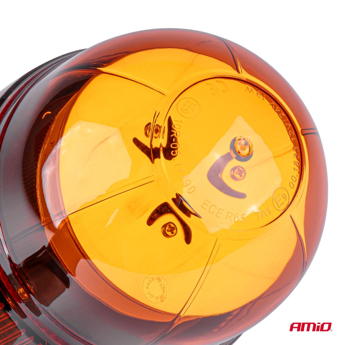 LED-varoitusvalo W02M magneettinen R65 R10 39LED 12/24V IP56 AMIO-02300