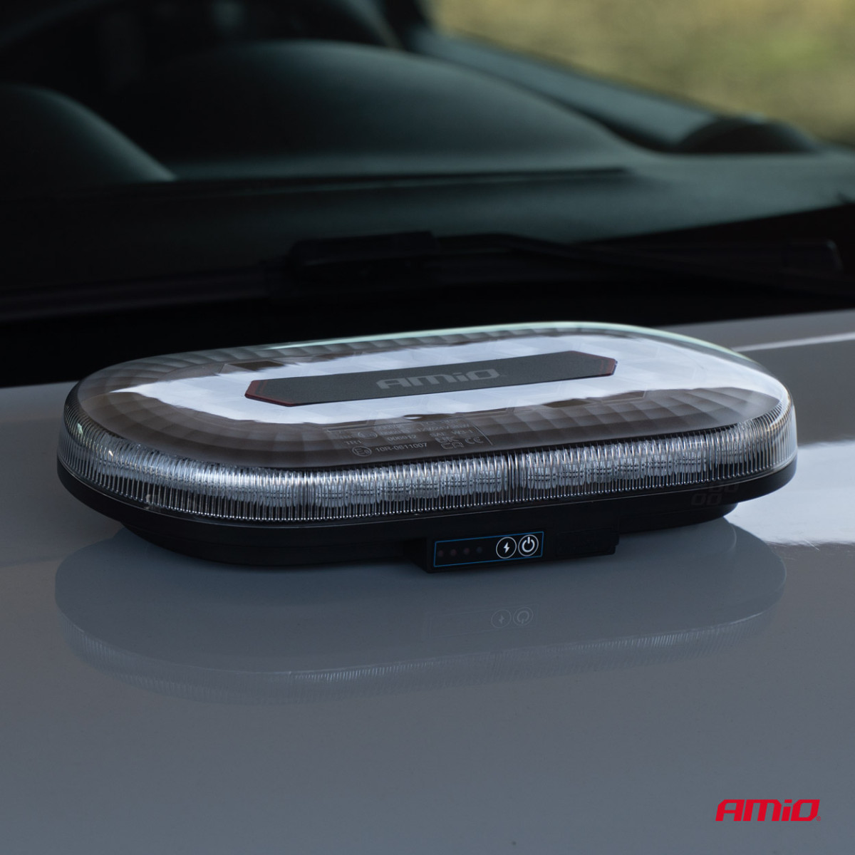 Langaton LED-valo kaukosäätimellä R65 R10 26W 12/24V AMIO-04369