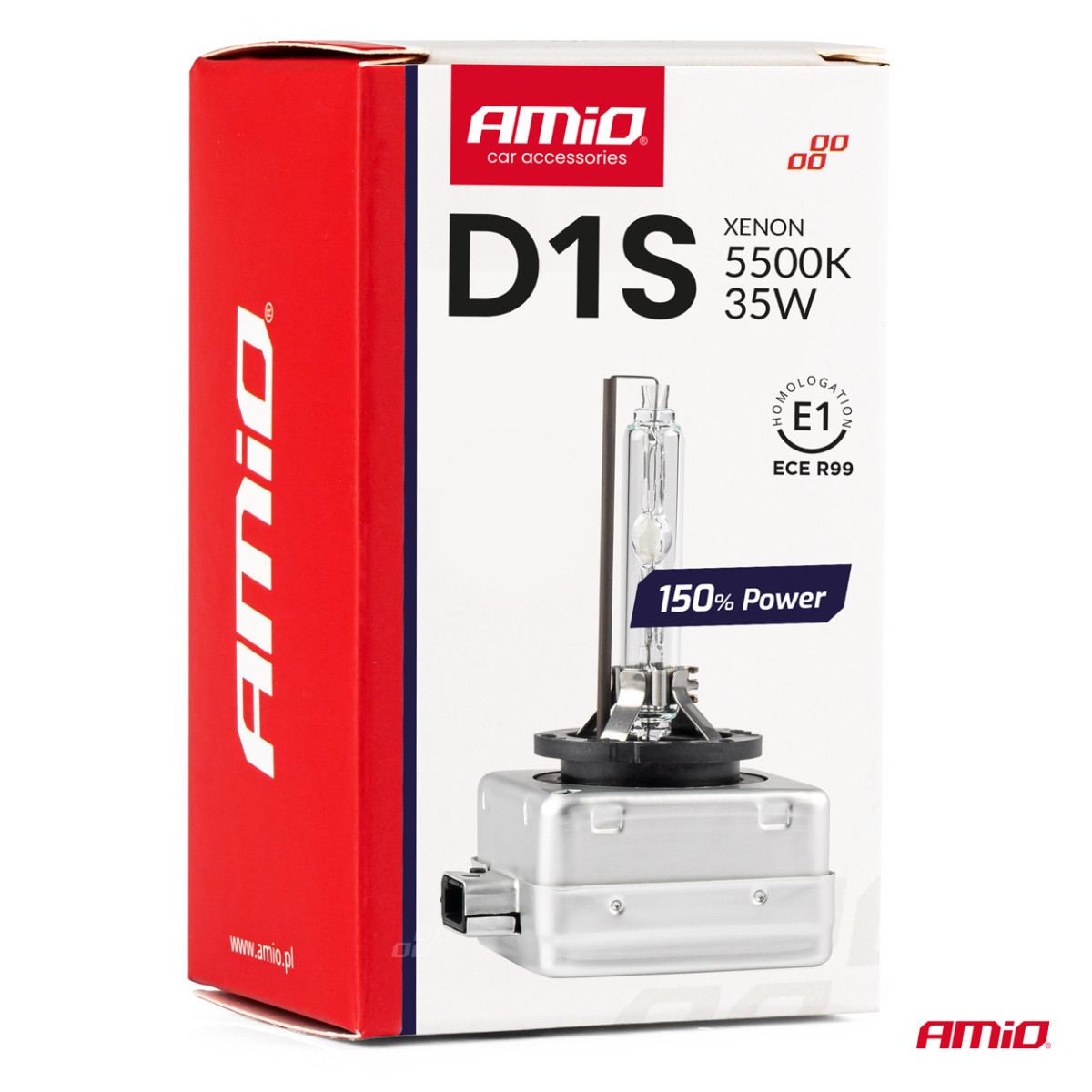 Xenon polttimo D1S 5500K 150% POWER AMIO-01968