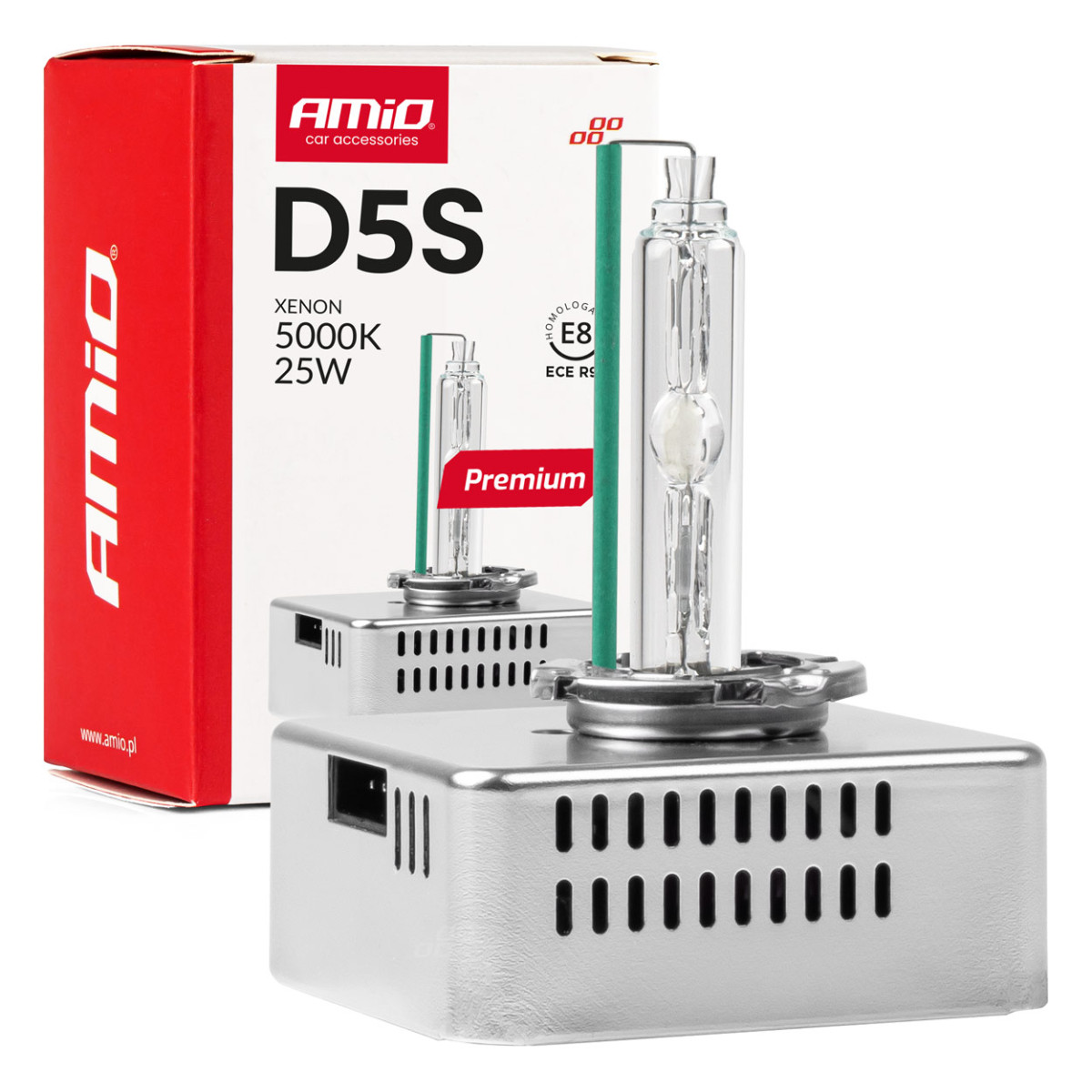 Ksenonpolttimo D5S 5000K PREMIUM AMIO-01220