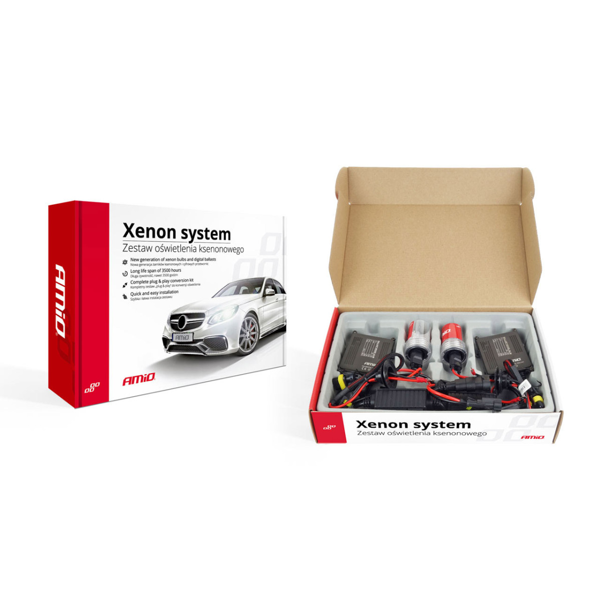 Ksenon-sarja S1068 CANBUS H8 H9 H11 6000K, AMIO-01915