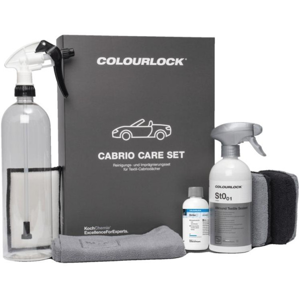 KOCH CHEMIE COLOURLOCK Cabrio Care Set, tekstiilikaton hoitosarja KOCH CHEMIE COLOURLOCK Cabrio Care Set, tekstiilikaton hoitosarja