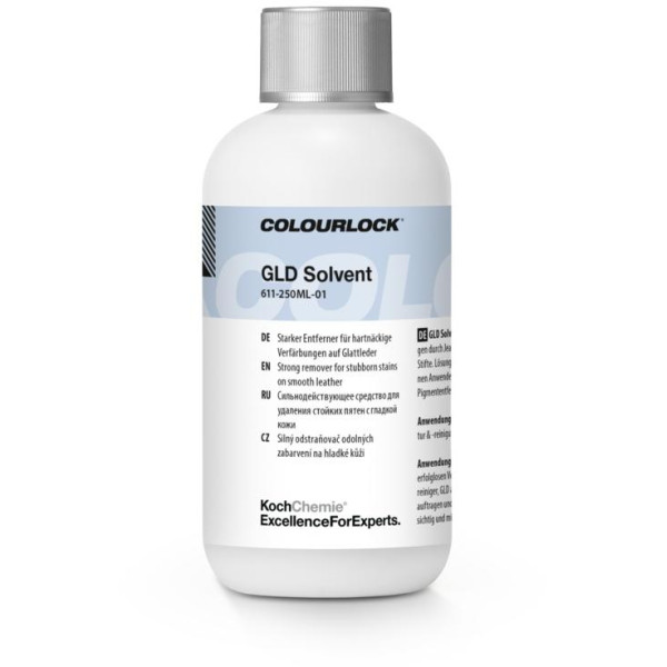 KOCH CHEMIE COLOURLOCK GLD-Solvent, nahanhoitoon tarkoitettu liuotin, 250 ml KOCH CHEMIE COLOURLOCK GLD-Solvent, nahanhoitoon tarkoitettu liuotin, 250 ml