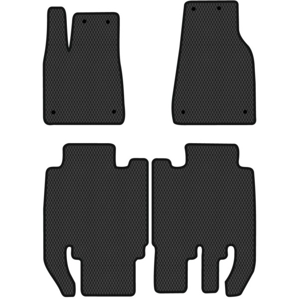 Polymeeri EVA lattiamatot Tesla Model X 5 paikkaa vuodesta 2015