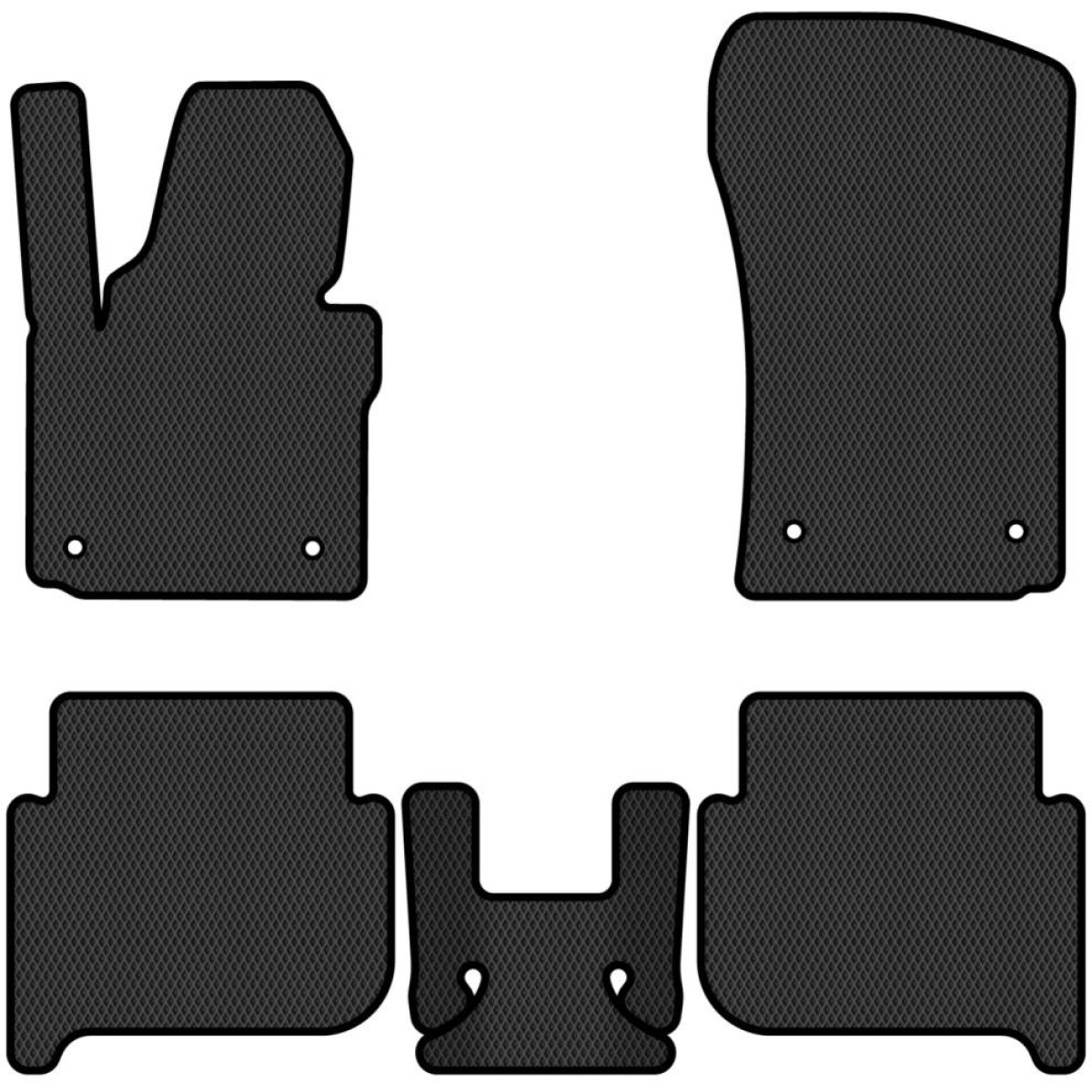 Polymeeri EVA lattiamatot Volkswagen Touran II 2010-2015